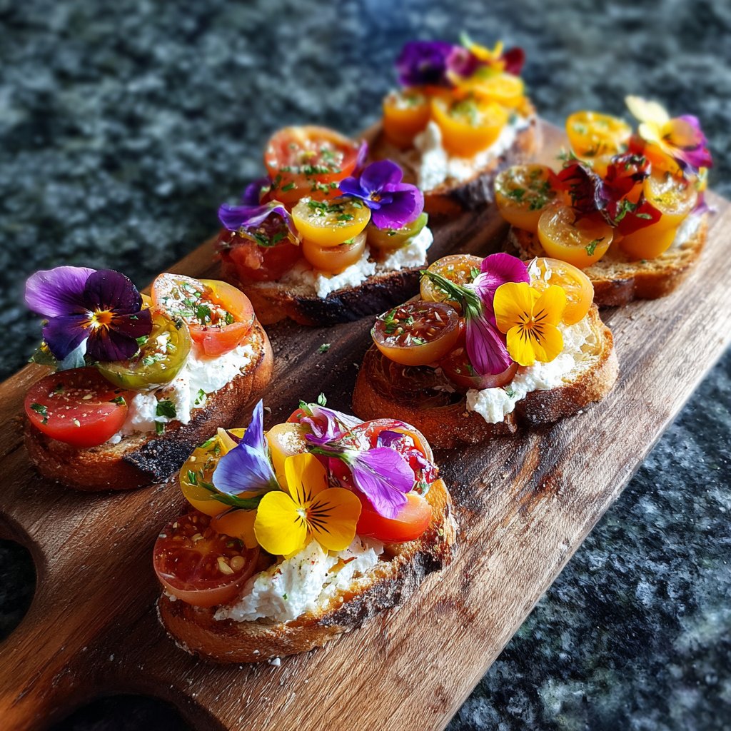 Blossom-Inspired Spring Tapas