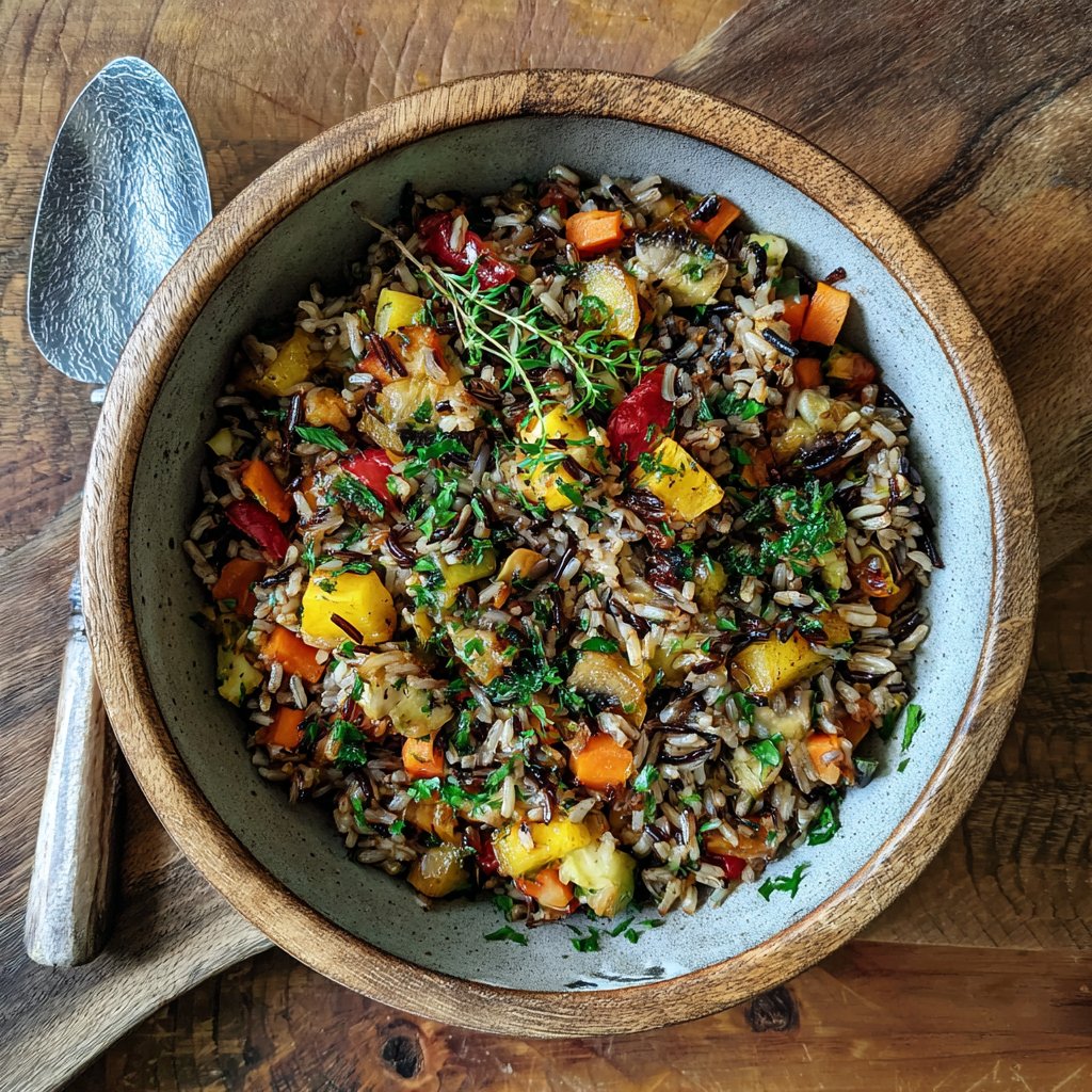 Wild Rice and Vegetable Pilaf