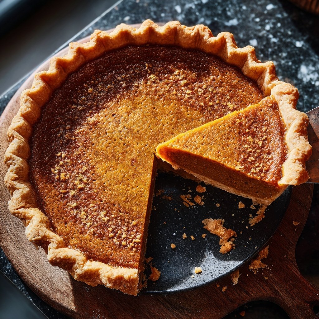 Festive Spiced Pumpkin Pie