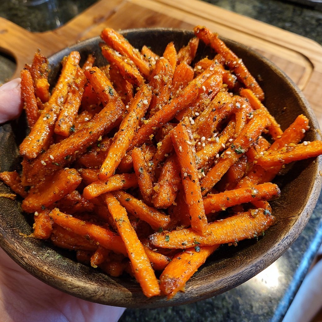 Ginger Garlic Carrot Sticks