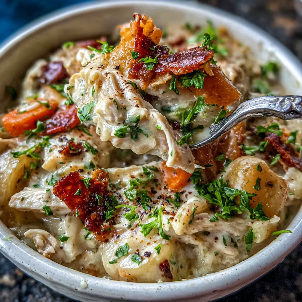 Creamy Turkey and Parsnip Stew