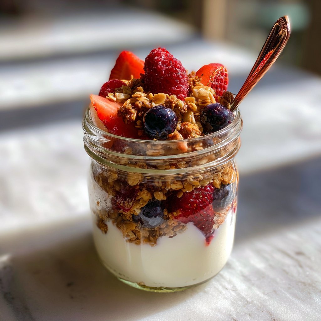 Fresh Berry and Yogurt Parfait